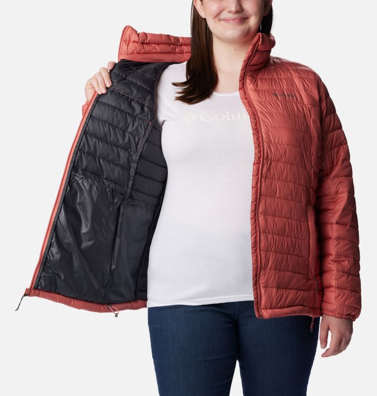 Manteau à fermeture éclair Silver Falls Femme - Grandes tailles, Color: Dark Coral, image 5