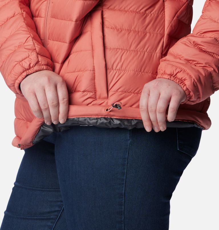 Manteau à fermeture éclair Silver Falls Femme - Grandes tailles, Color: Dark Coral, image 6