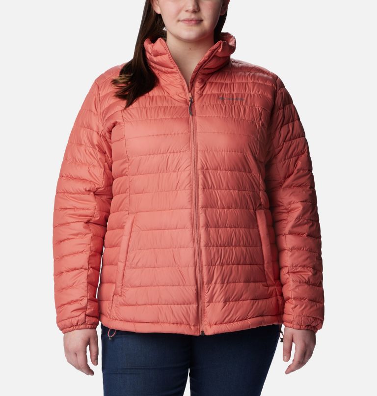 Manteau à fermeture éclair Silver Falls Femme - Grandes tailles, Color: Dark Coral, image 1