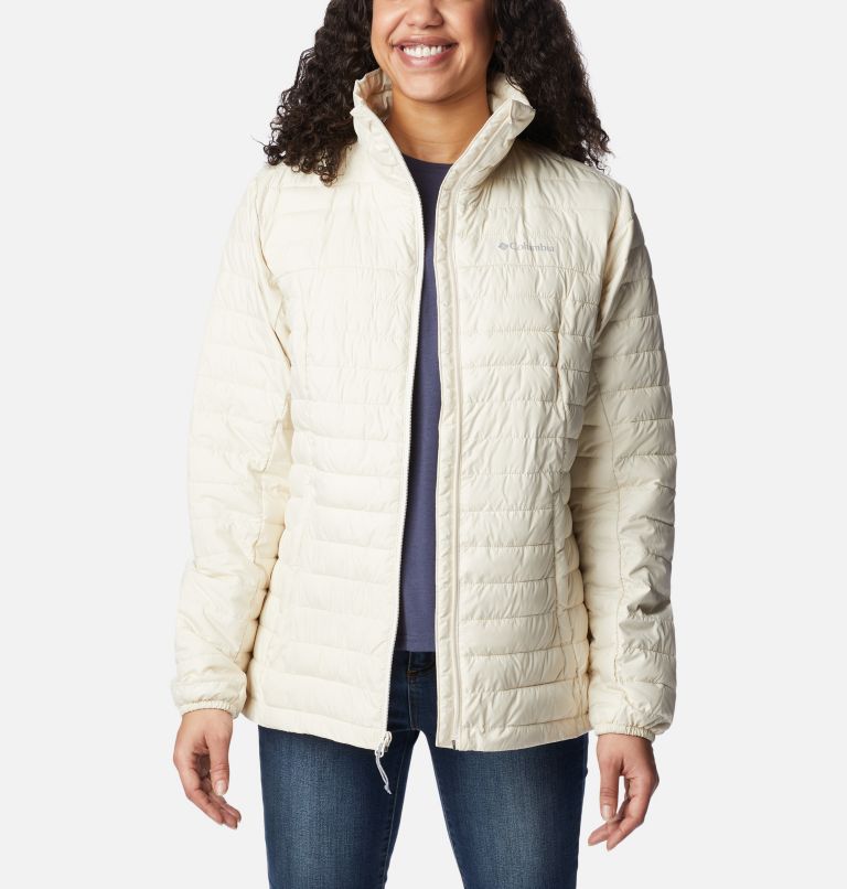 Women's Silver Falls Packable Insulated Jacket, Color: Chalk, image 8