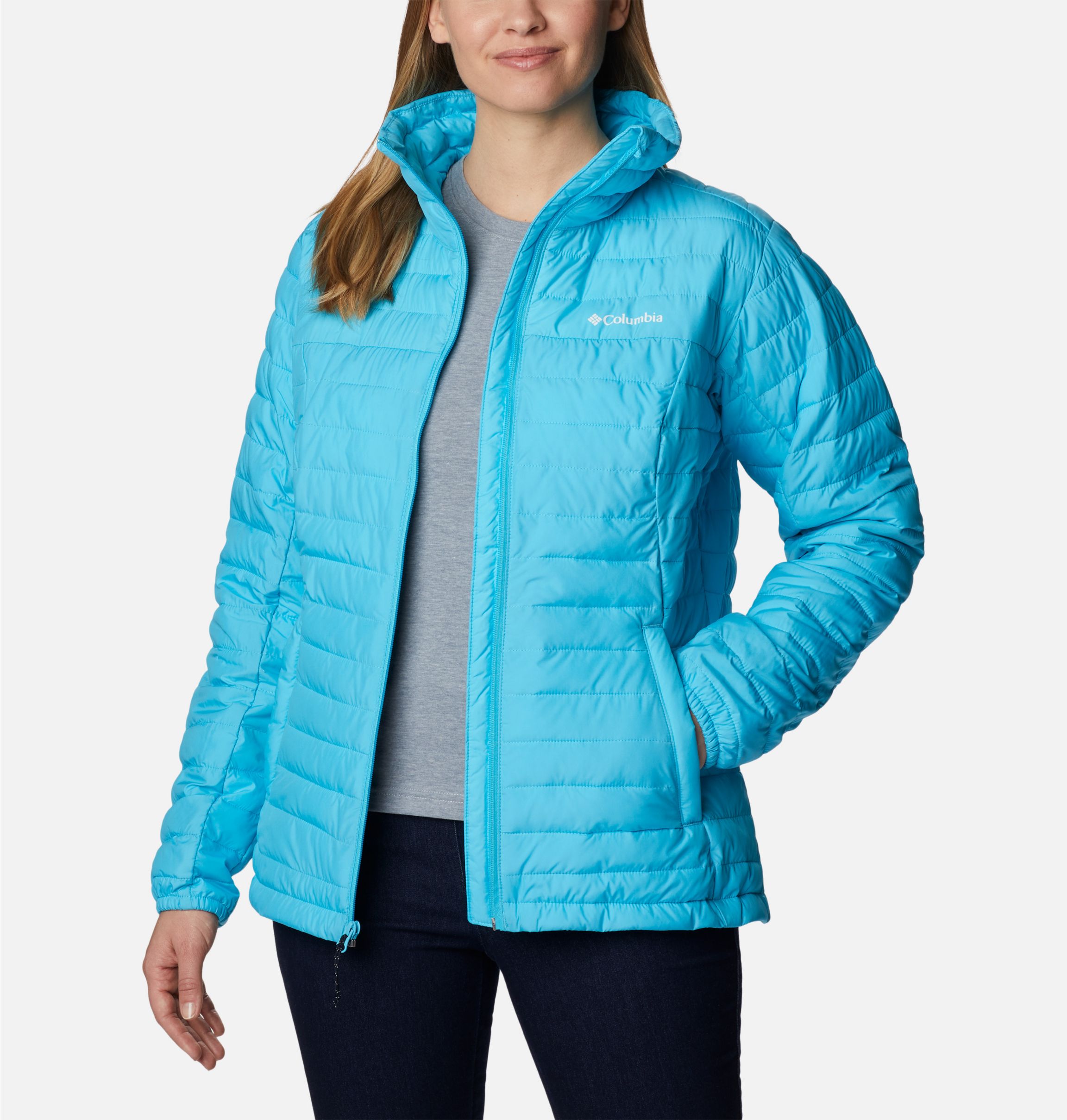 Columbia women's powder cheap pillow hybrid down jacket