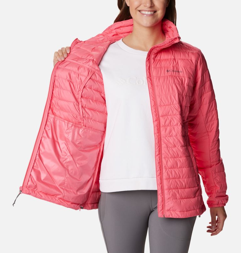 Women's Silver Falls Packable Insulated Jacket, Color: Camellia Rose, image 5
