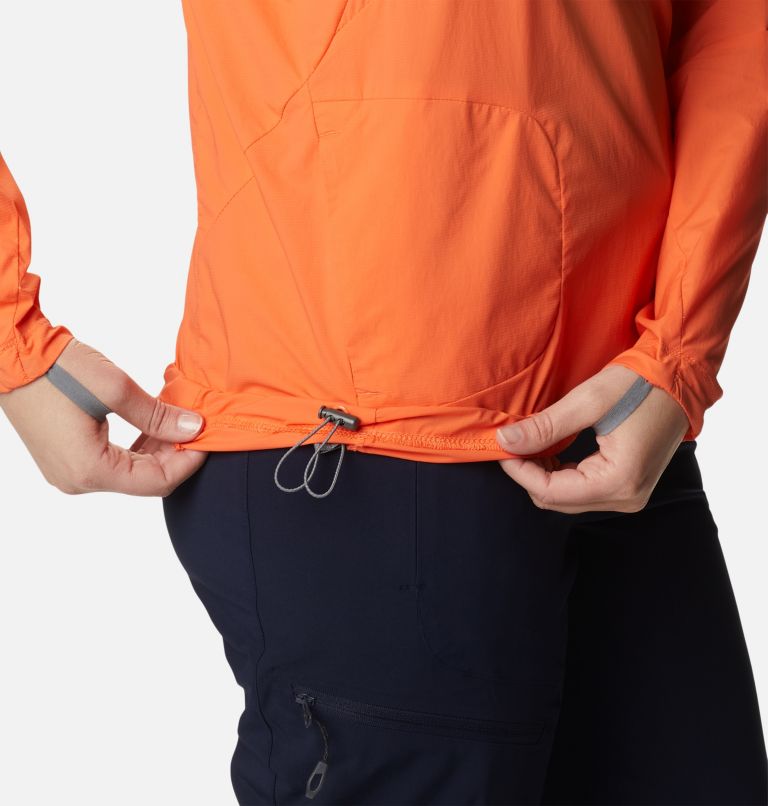 W Titan Pass Lightweight 1/2 Zip | 853 | S, Color: Sunset Orange, image 7