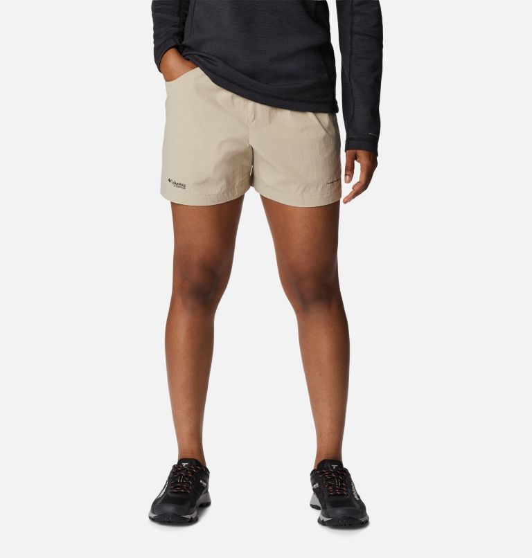 Women's Titan Pass Lightweight Hiking Shorts, Color: Ancient Fossil, image 1