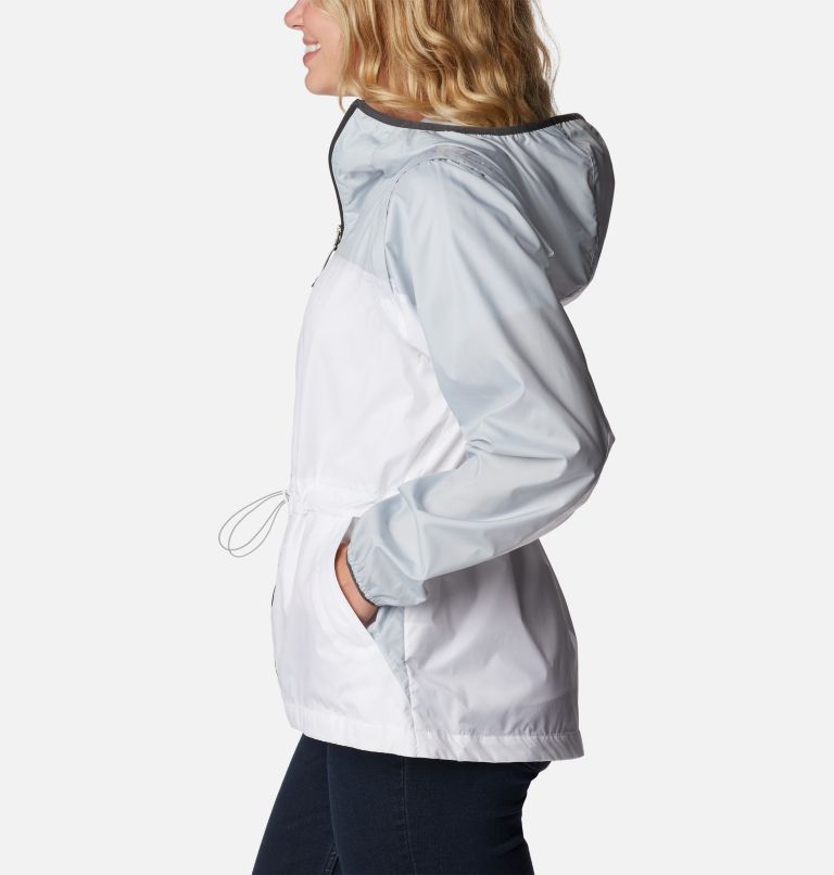 Thumbnail: Women's Alpine Chill Convertible Jacket, Color: Cirrus Grey, White, image 3