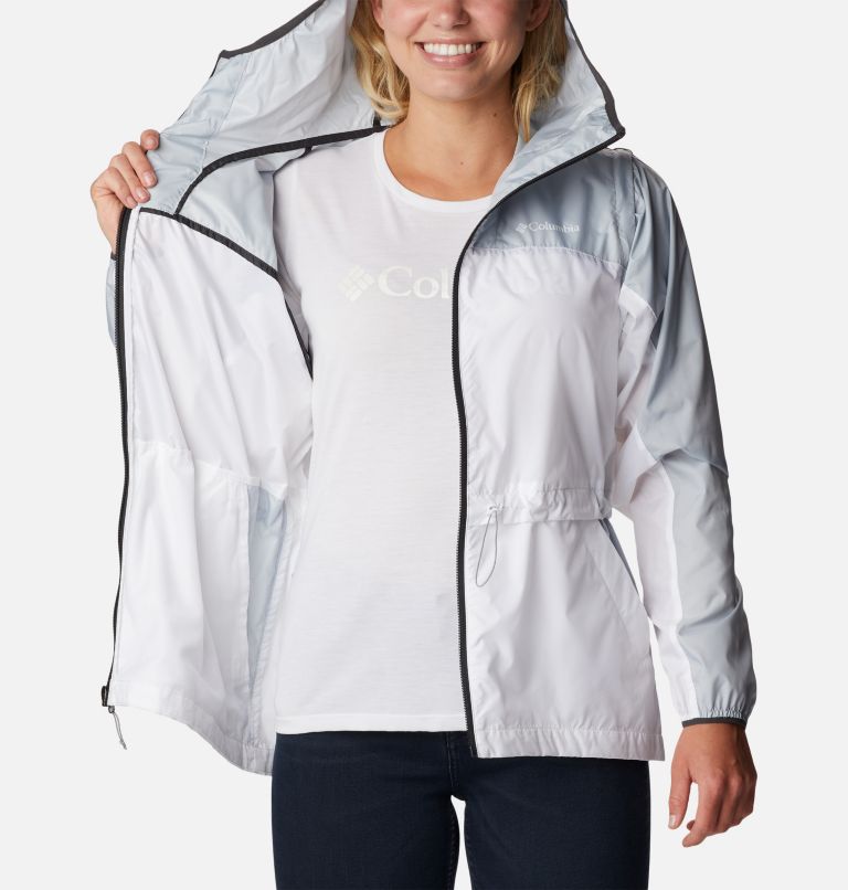 Women's Alpine Chill Convertible Jacket, Color: Cirrus Grey, White, image 5
