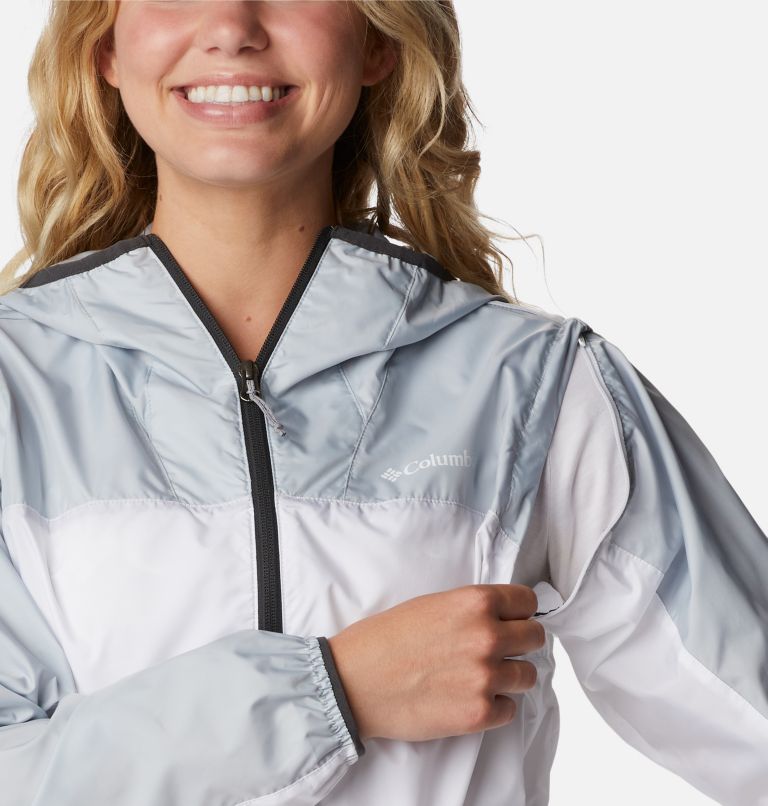 Women's Alpine Chill Convertible Jacket, Color: Cirrus Grey, White, image 7