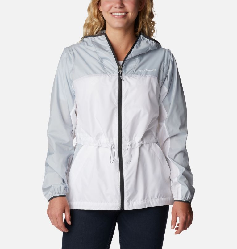 Thumbnail: Women's Alpine Chill Convertible Jacket, Color: Cirrus Grey, White, image 1