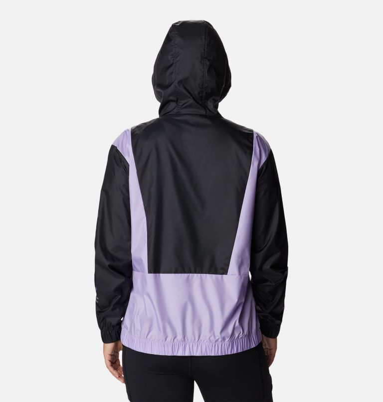Thumbnail: Women's Lily Basin  Colorblock Jacket, Color: Black, Frosted Purple, image 2