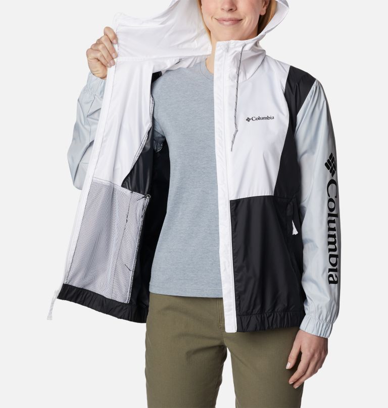 Women's Lily Basin Jacket, Color: White, Cirrus Grey, Black, image 5