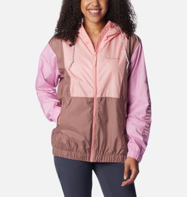 Women's pullover windbreaker with on sale hood