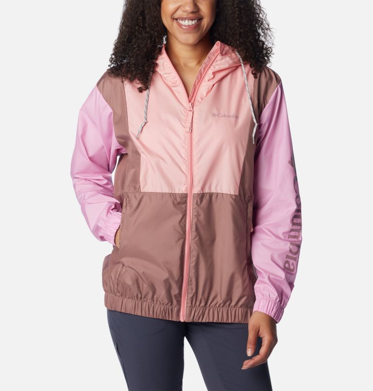 Colorblock windbreaker cheap womens