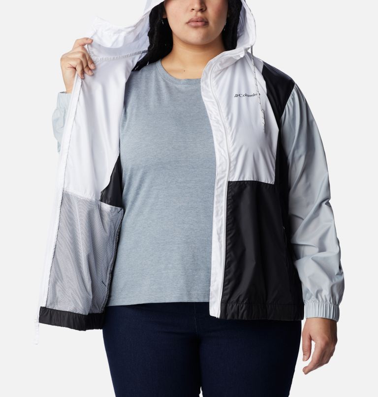 Women's Lily Basin Jacket - Plus Size, Color: White, Cirrus Grey, Black, image 5