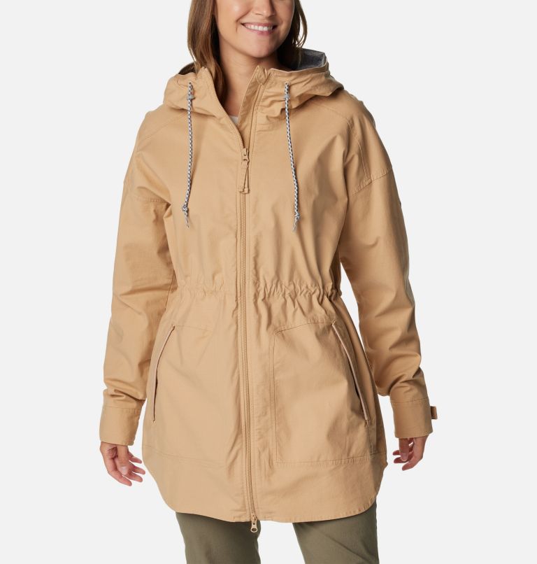 Columbia long lined hot sale rain jacket