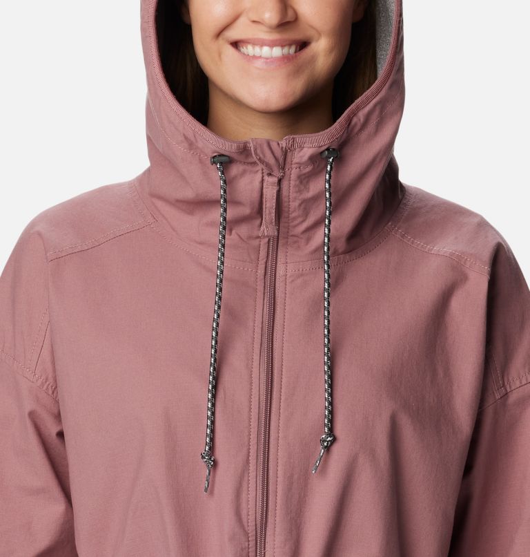 Women's Sage Lake Long Lined Jacket, Color: Fig, image 4