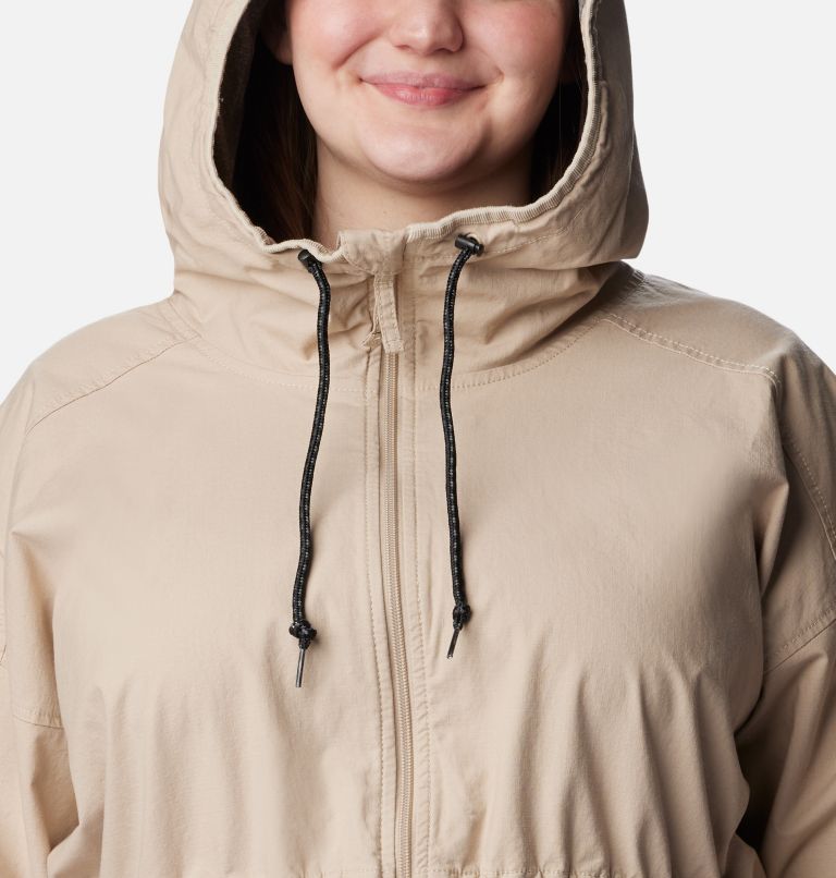 Women's Sage Lake Long Lined Jacket - Plus, Color: Ancient Fossil, image 4