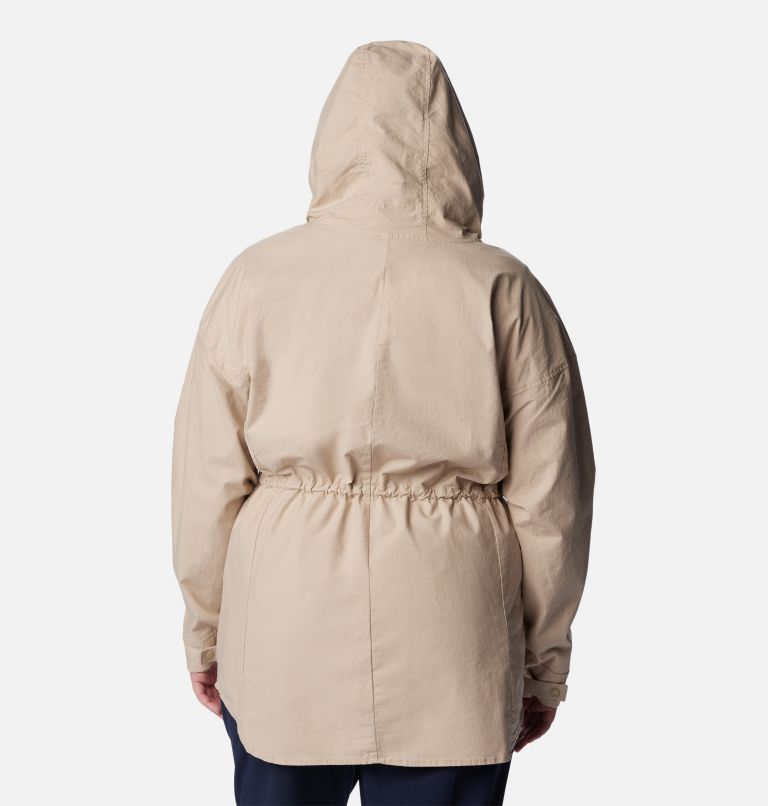 Women's Sage Lake Long Lined Jacket - Plus, Color: Ancient Fossil, image 2