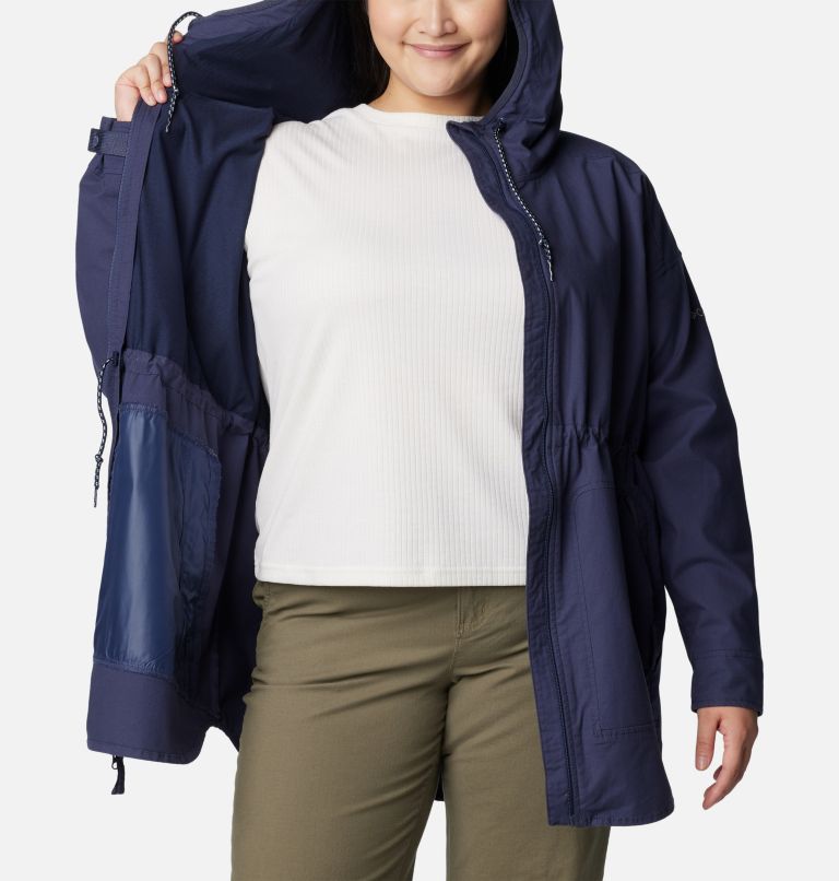 Thumbnail: Women's Sage Lake Long Lined Jacket - Plus, Color: Nocturnal, image 5