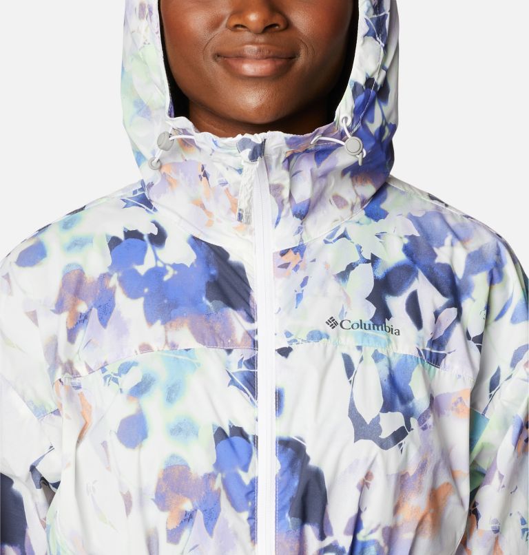 Parkette Long Wind Jacket | 101 | XXL, Color: White Impressions Print, image 4