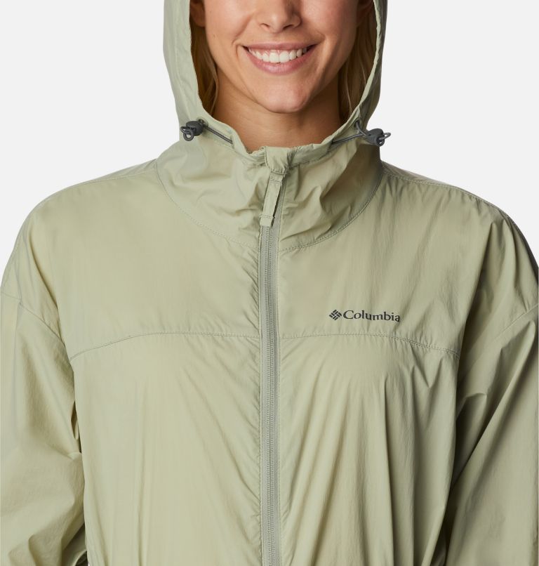 Long windbreaker shop jacket womens