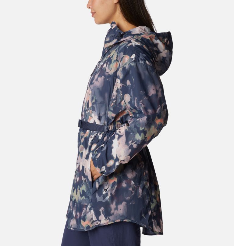 Women’s Parkette Long Wind Jacket, Color: Nocturnal Impressions Print, image 3
