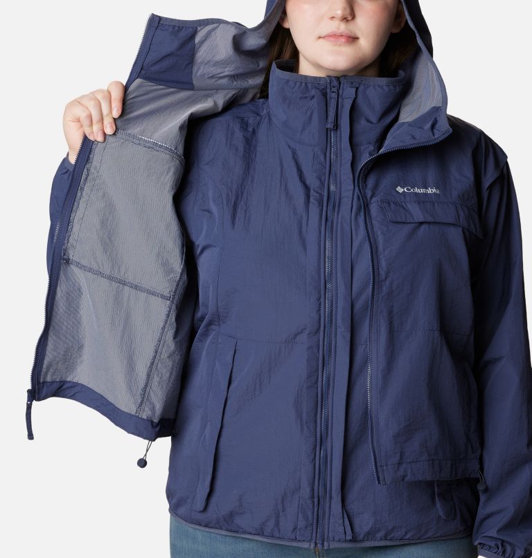 Women's Spring Canyon Wind Interchange Jacket - Plus Size, Color: Nocturnal, image 6