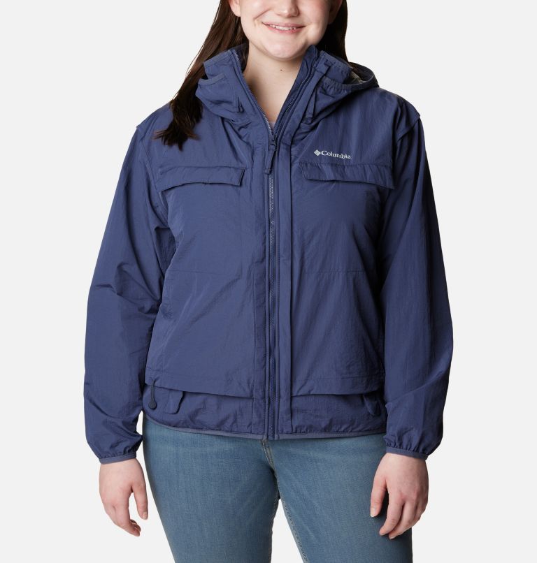 Columbia Womens Tunnel Falls Interchange Jacket - Plus Size - Sun