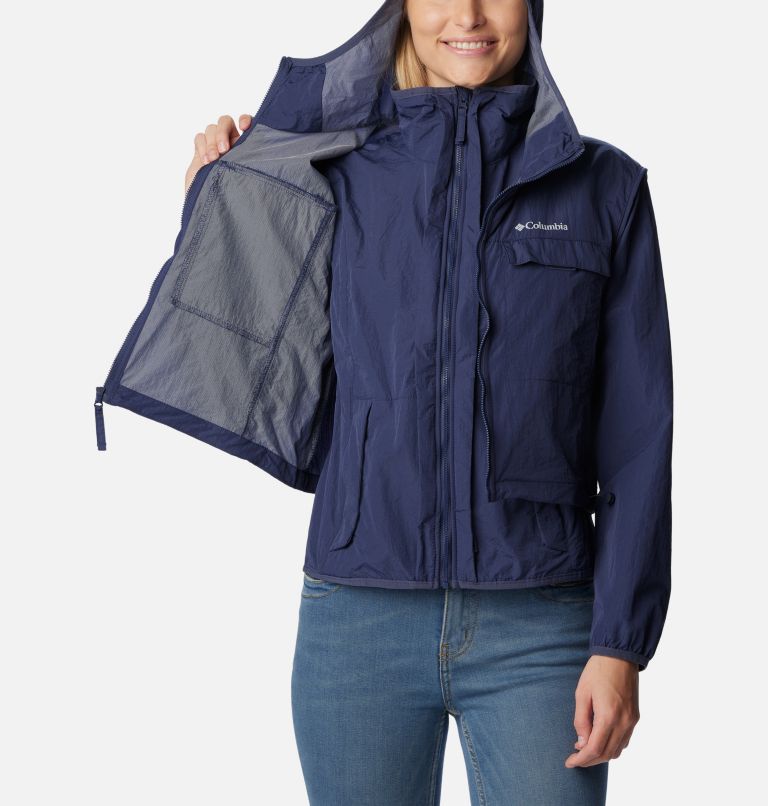 Thumbnail: Chaqueta Spring Canyon Wind 3-in-1 para mujer, Color: Nocturnal, image 6