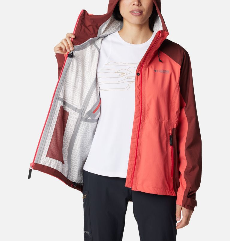 Thumbnail: Women's Mazama Trail Waterproof Jacket, Color: Juicy, Spice, image 5