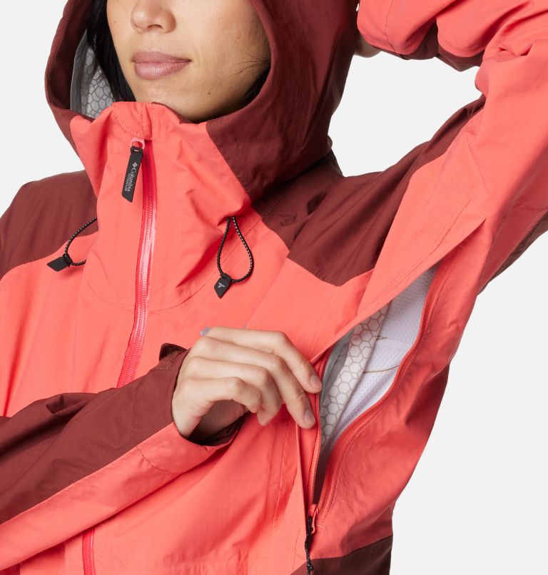 Chaqueta impermeable Columbia Mazama Trail Shell Naranja Hombre