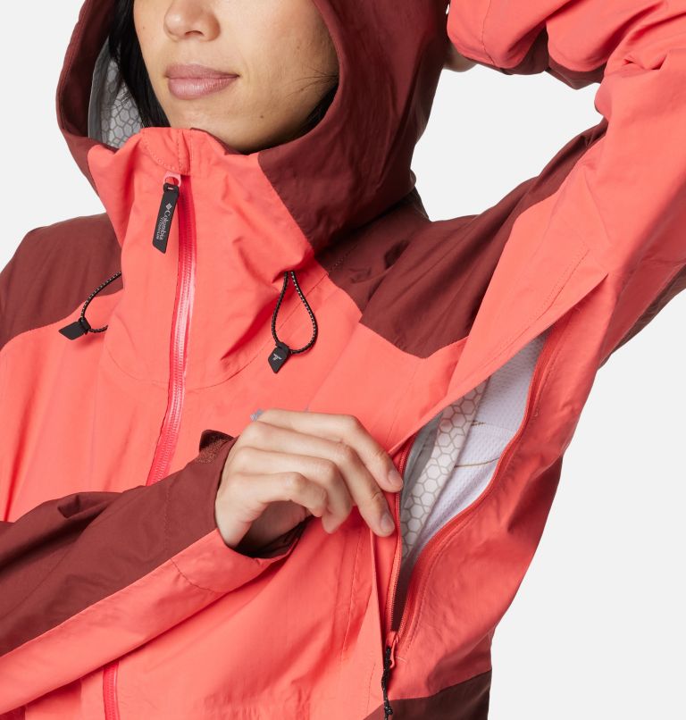 Thumbnail: Women's Mazama Trail Waterproof Jacket, Color: Juicy, Spice, image 7