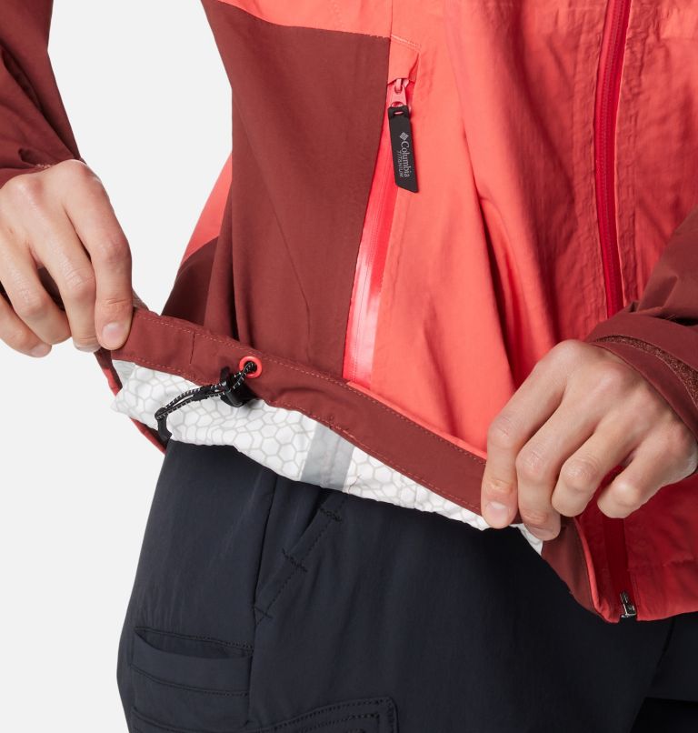 Chaqueta impermeable Mazama Trail para mujer, Color: Juicy, Spice, image 9