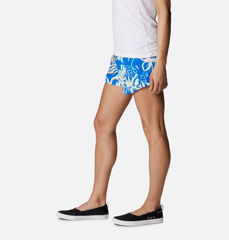 Thumbnail: Women's PFG Super Tamiami Pull-On Shorts, Color: Blue Macaw Tropic Multilines, image 3