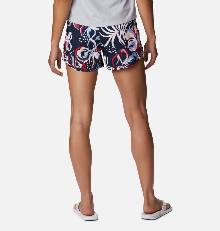 Women's PFG Super Tamiami Pull-On Shorts, Color: Collegiate Navy Tropic Multilines, image 2