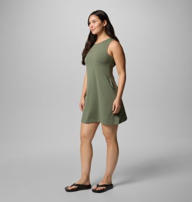 Women's PFG Freezer Tank Dress, Color: Cypress, image 7