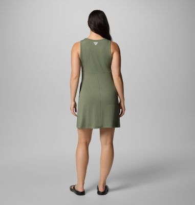 Women's PFG Freezer Tank Dress, Color: Cypress, image 6