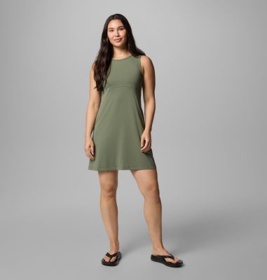 Women's PFG Freezer Tank Dress, Color: Cypress, image 5
