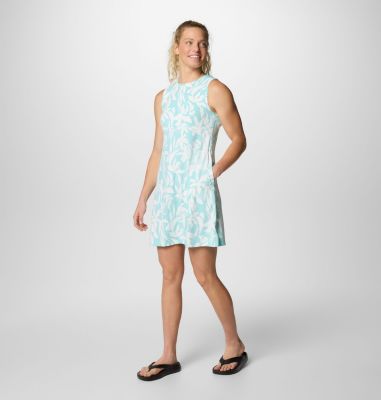 Women's PFG Freezer Tank Dress, Color: Spray Broadleaf, image 3