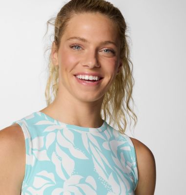 Women's PFG Freezer Tank Dress, Color: Spray Broadleaf, image 4