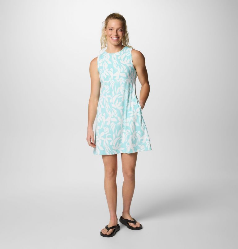 Women's PFG Freezer Tank Dress, Color: Spray Broadleaf, image 6
