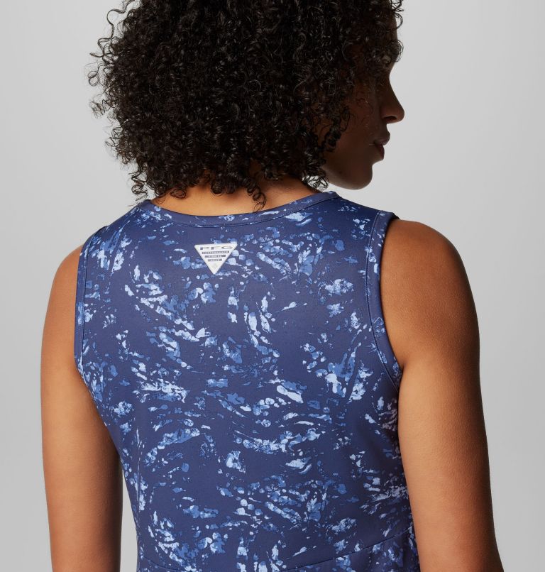 Women's PFG Freezer Tank Dress, Color: Nocturnal Winding Waters, image 6