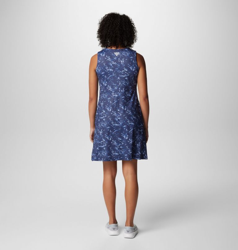 Women's PFG Freezer Tank Dress, Color: Nocturnal Winding Waters, image 2