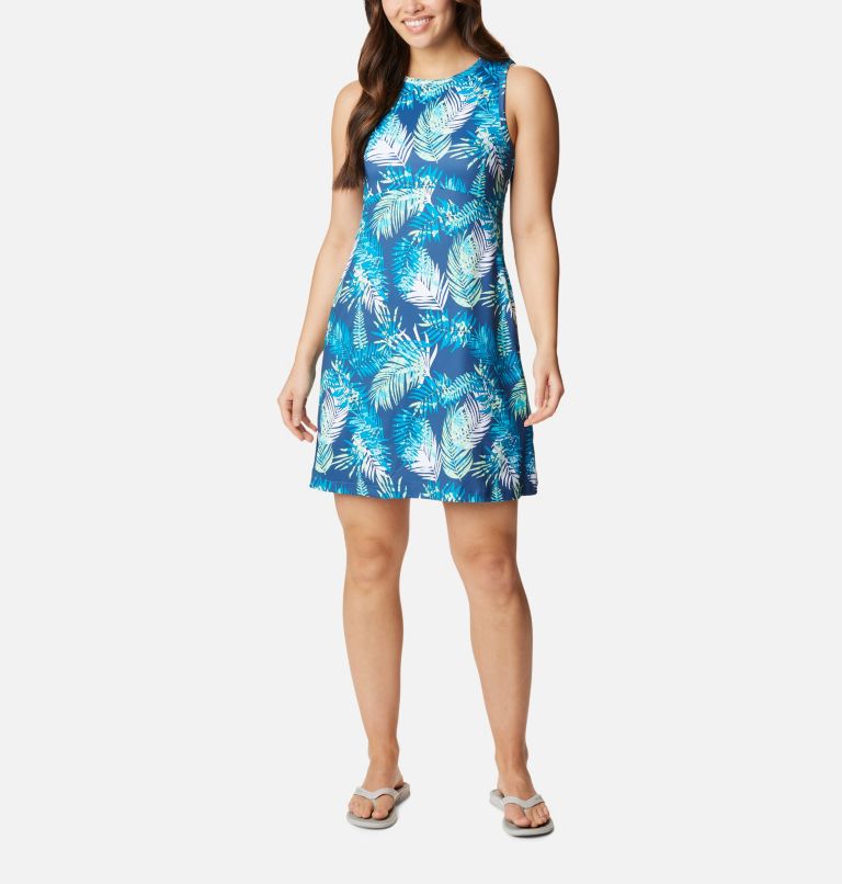 Thumbnail: Women's PFG Freezer Tank Dress, Color: Carbon, Bangalows, image 1