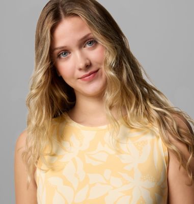 Women's PFG Freezer Tank Dress, Color: Cocoa Butter Broadleaf, image 20