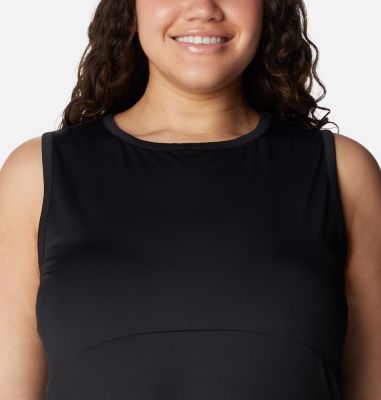 Women's PFG Freezer Tank Dress - Plus Size, Color: Black, image 20