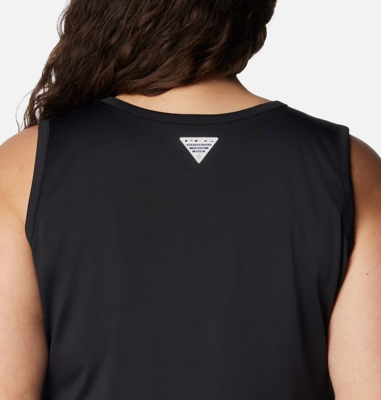 Women's PFG Freezer Tank Dress - Plus Size, Color: Black, image 5
