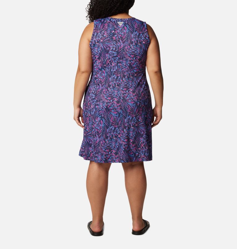 Thumbnail: Women's PFG Freezer Tank Dress - Plus Size, Color: Nocturnal Serenoa, image 2