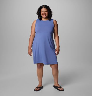 Women's PFG Freezer Tank Dress - Plus Size, Color: Bluebell, image 13