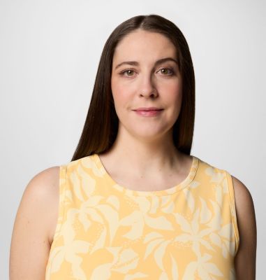 Women's PFG Freezer Tank Dress - Plus Size, Color: Cocoa Butter Broadleaf, image 8