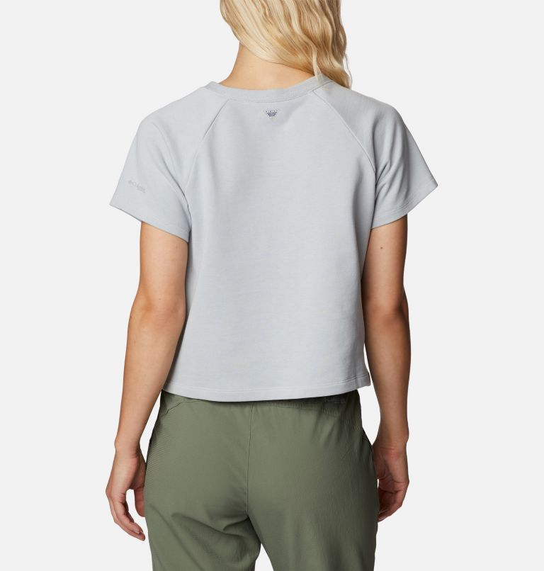 Thumbnail: Women's PFG Slack Water French Terry Shirt, Color: Cool Grey, image 2